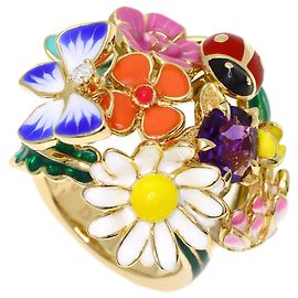 Anello Christian Dior Dior Diorette D'oro