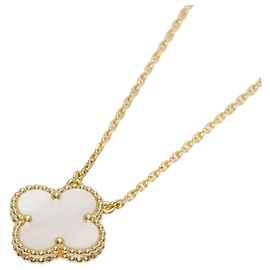 Collier Van Cleef & Arpels Alhambra Shell Doré