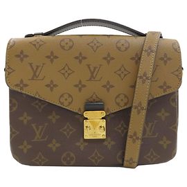 Borsa Louis Vuitton M44876 Pochette Métis MM Marrone Monogramma
