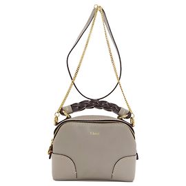 Chloé Chloe Dahlia Mini 2-Way Handbag Brown