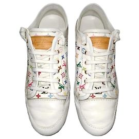 Sneakers Louis Vuitton Monogram Multicolor in pelle Bianco Multicolore