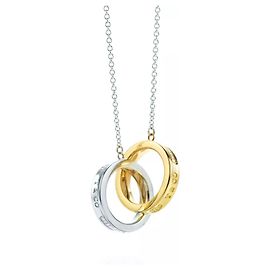 Tiffany & Co. Collana Interlocking Circles Argento e Oro Argento D'oro