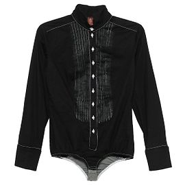 Autre Marque Dondup Camisa body anos 2000 Preto