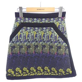 M Missoni Skirt Blue Green Yellow Navy blue
