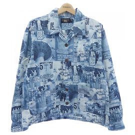 Autre Marque Camisa de algodón Double RL Azul