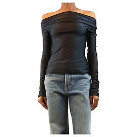 Autre Marque Wallis Off-Shoulder-Top Schwarz Andere