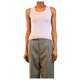 Autre Marque Débardeur en maille côtelée lilas sans manches - size XS Autre