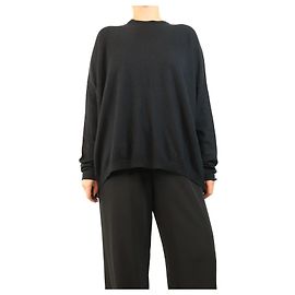 Autre Marque Schwarzer Kaschmirpullover - Größe L Schwarz