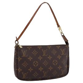 LOUIS VUITTON Monogram Pochette Accessoires Pouch M51980 LV Altro