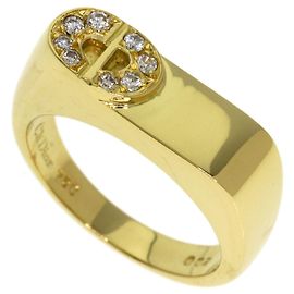 Christian Dior Ehering aus 18K Gelbgold mit Diamanten Andere