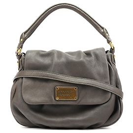 Marc by Marc Jacobs Sac 2-Way Classic Q en cuir gris Gris