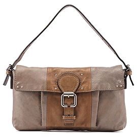 Chloé Sac à épaule ceinturé en cuir marron Marron