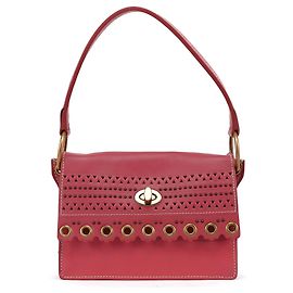 Miu Miu  mala de ombro em pele de vitelo cor-de-rosa com fecho rotativo Rosa