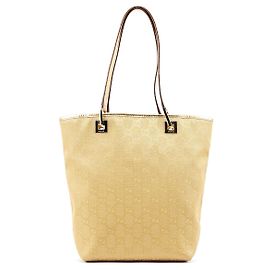 Gucci Sac cabas Gold GG Canvas Doré