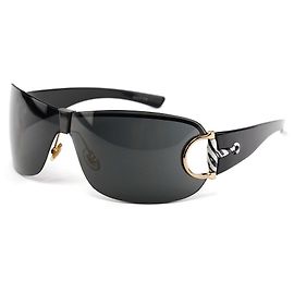 Gucci GG 2746/S Black Horsebit Shield Sunglasses Black