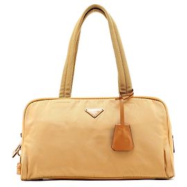 Prada Sac Bowling BR0140 Beige Tessuto Sport Beige