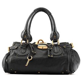 Chloé Borsa a tracolla Paddington in pelle nera Nero