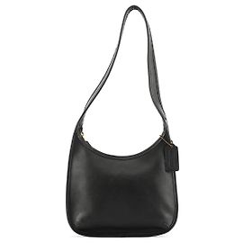Coach Sac à épaule Ergo 9020 en cuir noir Noir