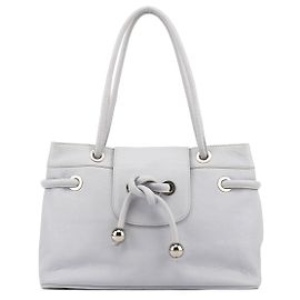 Chloé Slate Blue Leather Knot Bag Blue