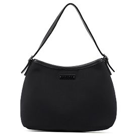 Coach Black Nylon Leather Ergo Shoulder Bag Black