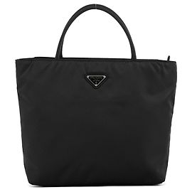 Prada Sac cabas Tessuto City en nylon noir Noir