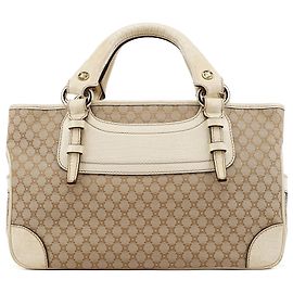 Céline Boogie Shopper aus Macadam Canvas beige Beige