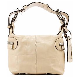 Chloé Borsa camera in pelle embossed beige Beige