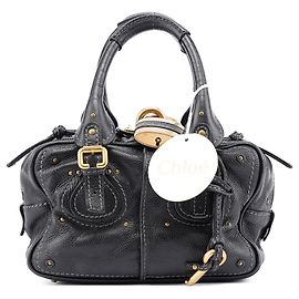 Chloé Borsa a tracolla Paddington in pelle nera Nero