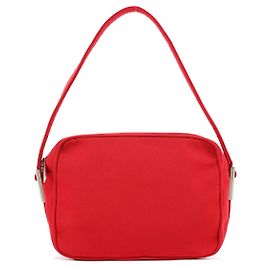Miu Miu Bolsa de ombro vintage em nylon vermelho Vermelho