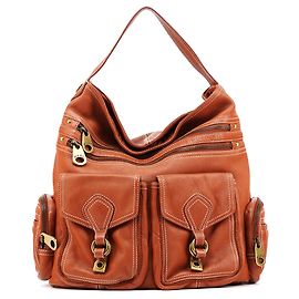 Marc by Marc Jacobs Bolso de hombro multi-bolsillos de cuero marrón Castaño