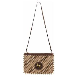 Chloé Borsa a tracolla cavallo a pois marrone Marrone