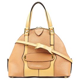 Marc Jacobs Sac 2-Way Bowery en cuir grainé beige Beige