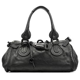 Chloé Borsa a tracolla Paddington in pelle nera Nero