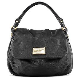 Marc by Marc Jacobs Borsa a tracolla Hobo Classic Q in pelle nera Nero