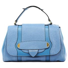 Marc Jacobs  mala 2-Way em pele granulada azul Azul