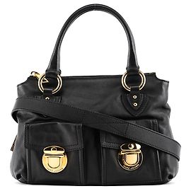 Marc Jacobs Borsa 2-Way multi-tasche in pelle nera Nero