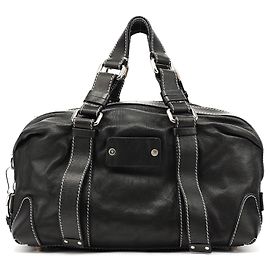 Chloé Sac Bowling Patsy en cuir de veau noir Noir
