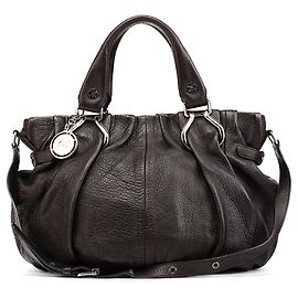 Céline Borsa Pillow 2-Way in pelle marrone scuro Marrone