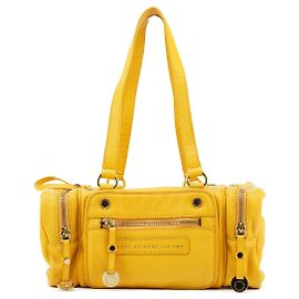 Marc by Marc Jacobs Sac Boston en cuir jaune Jaune