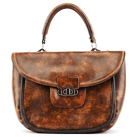 Chloé Handtasche aus braunem gewaschenem Leder Braun