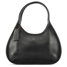 Coach Borsa a tracolla Ergo 9027 in pelle nera Nero