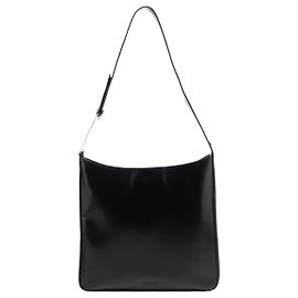 Prada Sac à épaule 1998 en cuir Vitello noir Noir