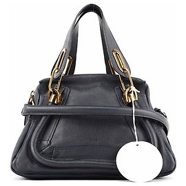Chloé Sac 2-Way Paraty en cuir bleu marine Bleu