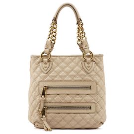 Marc Jacobs  mala Tote de couro acolchoado marfim Branco