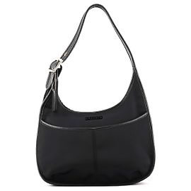 Coach Borsa a tracolla Ergo Hobo 6203 in pelle e nylon nero Nero