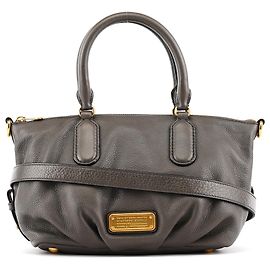 Marc by Marc Jacobs Bolsa 2-Way Classic Q em couro cinza Cinza