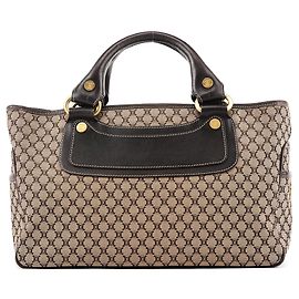 Céline Bolso Tote Boogie Macadam Beige Brown Beige