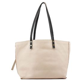 Chloé Beige Leather Tote Bag Beige