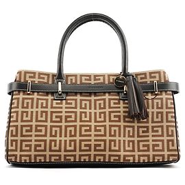 Givenchy Sac cabas monogramme beige et marron Beige