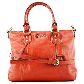 Coach  mala 2-Way Ashley em couro vermelho F20342 Vermelho